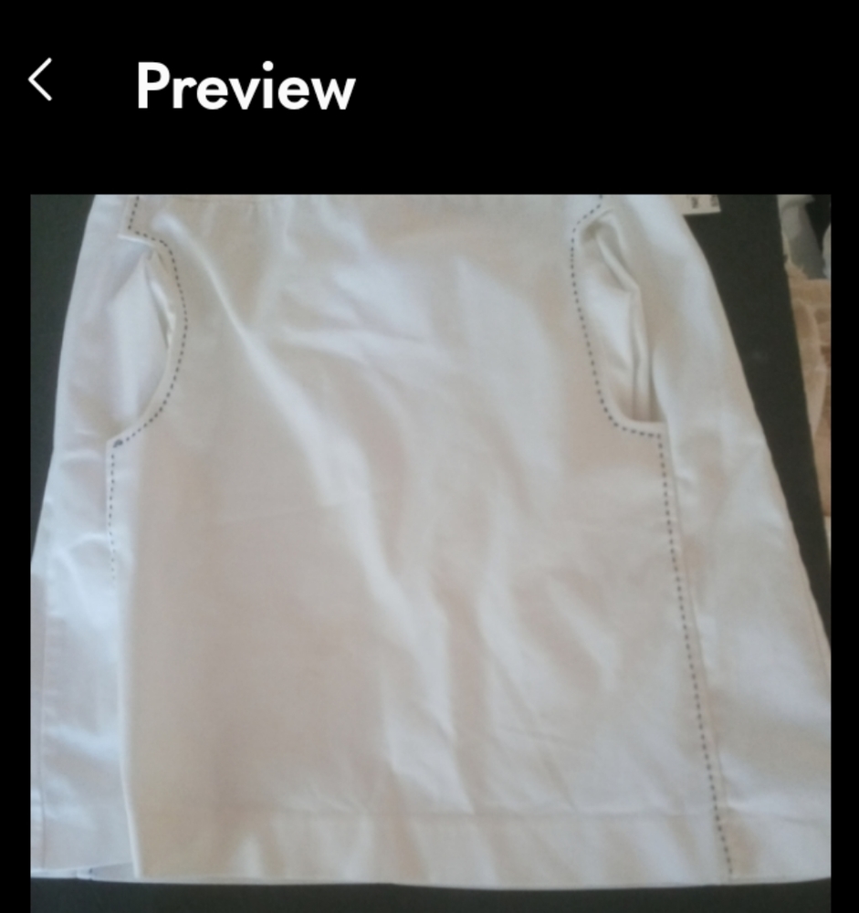 Stefanel Vintage Stich Detail skirt